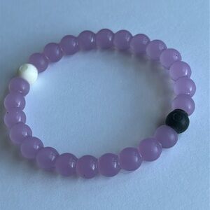 Lokai womens vintage purple black/white water bracelet OS‎ measurement shown